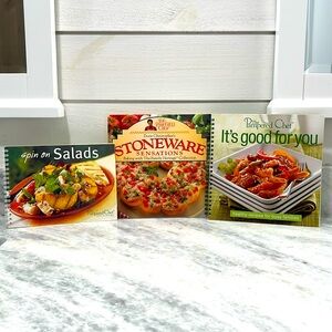 3 Pampered Chef cookbooks